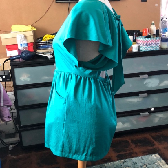 Emerald green by free people never wore it - Picture 3 of 8